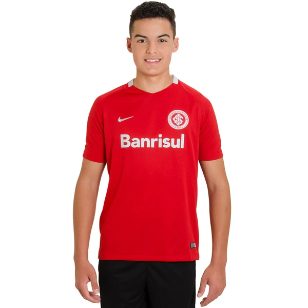 CAMISA NIKE INTERNACIONAL OFICIAL 1 2016/17 INFANTIL - Vermelho/branco CAMISA NIKE INTERNACIONAL OFICIAL 1 2016/17 INFANTIL - Vermelho/branco