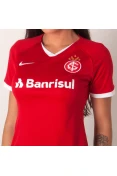 CAMISA NIKE INTERNACIONAL OFICIAL 1 2019/20 SEM NÚMERO FEMININA - Vermelho
