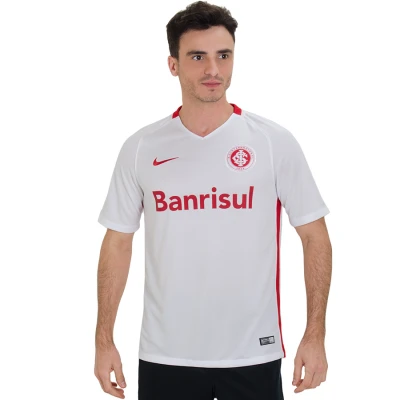 CAMISA NIKE INTERNACIONAL OFICIAL 2 2016/17 SEM NÚMERO - Branco/vermelho CAMISA NIKE INTERNACIONAL OFICIAL 2 2016/17 SEM NÚMERO - Branco/vermelho