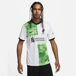 CAMISA NIKE LIVERPOOL OF II 2023/24 TORCEDOR PRO MASCULINA - Branco/verde