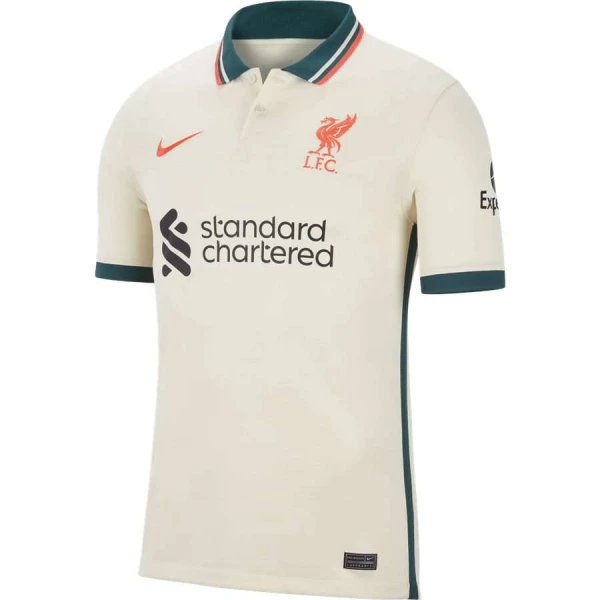 CAMISA NIKE LIVERPOOL OFICIAL II 2021/22 TORCEDOR MASCULINA - Amarelo/laranja CAMISA NIKE LIVERPOOL OFICIAL II 2021/22 TORCEDOR MASCULINA - Amarelo/laranja