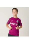 CAMISA NIKE MANCHESTER CITY OFICIAL 2 2017/18 SEM NÚMERO INFANTIL - Roxo CAMISA NIKE MANCHESTER CITY OFICIAL 2 2017/18 SEM NÚMERO INFANTIL - Roxo