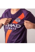 CAMISA NIKE MANCHESTER CITY OFICIAL 3 2018/19 SEM NÚMERO INFANTIL - Roxo/laranja CAMISA NIKE MANCHESTER CITY OFICIAL 3 2018/19 SEM NÚMERO INFANTIL - Roxo/laranja