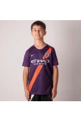 CAMISA NIKE MANCHESTER CITY OFICIAL 3 2018/19 SEM NÚMERO INFANTIL - Roxo/laranja CAMISA NIKE MANCHESTER CITY OFICIAL 3 2018/19 SEM NÚMERO INFANTIL - Roxo/laranja
