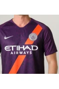 CAMISA NIKE MANCHESTER CITY OFICIAL 3 2018/19 SEM NÚMERO - Roxo/laranja CAMISA NIKE MANCHESTER CITY OFICIAL 3 2018/19 SEM NÚMERO - Roxo/laranja