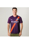 CAMISA NIKE MANCHESTER CITY OFICIAL 3 2018/19 SEM NÚMERO - Roxo/laranja CAMISA NIKE MANCHESTER CITY OFICIAL 3 2018/19 SEM NÚMERO - Roxo/laranja