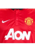 CAMISA NIKE MANCHESTER UNITED OFICIAL 1 2013 SEM NÚMERO - Vermelho CAMISA NIKE MANCHESTER UNITED OFICIAL 1 2013 SEM NÚMERO - Vermelho