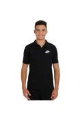 CAMISA NIKE NSW POLO MATCHUP INFANTIL - Preto/branco