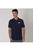 CAMISA NIKE NSW POLO PIQUE MATCHUP MASCULINA - Marinho