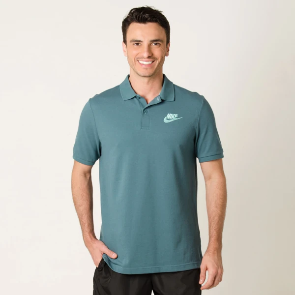 CAMISA NIKE NSW POLO PIQUE MATCHUP MASCULINA - Verde