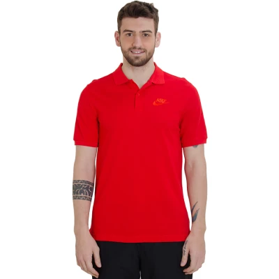 CAMISA NIKE NSW POLO PIQUE MATCHUP MASCULINA - Vermelho