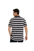 CAMISA NIKE NSW POLO PQ STRP BLD MASCULINA - Preto/branco