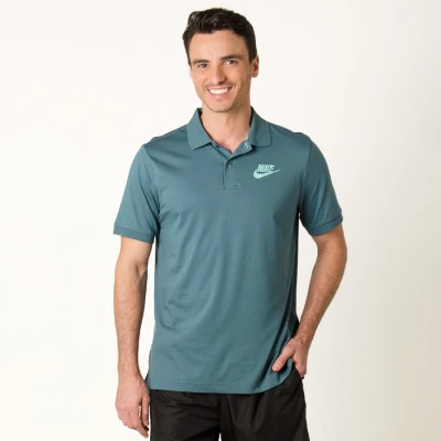 CAMISA NIKE NSW POLO SS MATCHUP MASCULINA - Verde/azul celeste