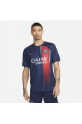 CAMISA NIKE PARIS SAINT-GERMAIN OF I 2023/24 TORCEDOR PRO MASCULINA - Marinho/vermelho