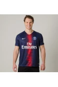 CAMISA NIKE PARIS SAINT GERMAIN OFICIAL 1 2018/19 SEM NÚMERO - Marinho/vermelho CAMISA NIKE PARIS SAINT GERMAIN OFICIAL 1 2018/19 SEM NÚMERO - Marinho/vermelho