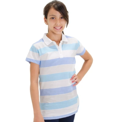 CAMISA NIKE POLO CLUB INFANTIL - Bege/azul