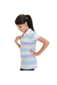 CAMISA NIKE POLO CLUB INFANTIL - Bege/azul
