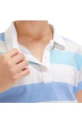 CAMISA NIKE POLO CLUB INFANTIL - Bege/azul