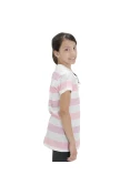 CAMISA NIKE POLO CLUB INFANTIL - Branco/rosa