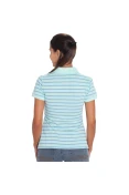 CAMISA NIKE POLO CORE STRIPED FEMININA - Verde/azul