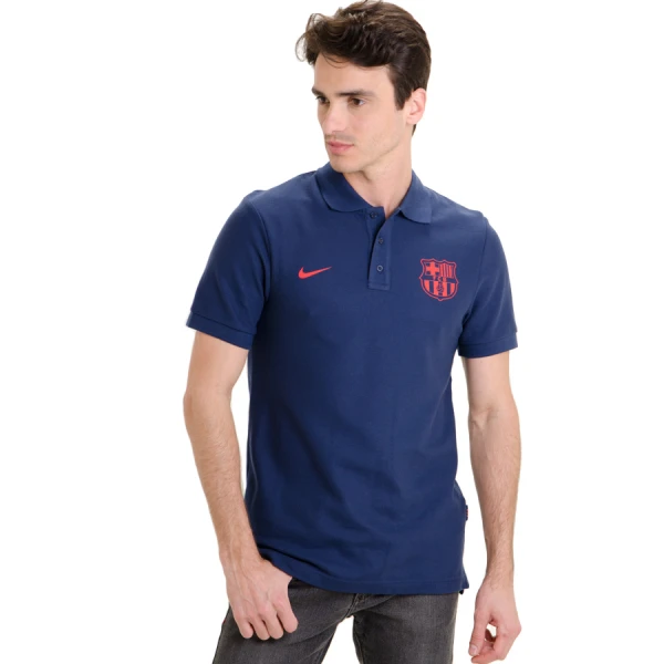 CAMISA NIKE POLO FCB CORE MASCULINA - Marinho CAMISA NIKE POLO FCB CORE MASCULINA - Marinho