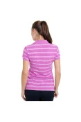 CAMISA NIKE POLO ROOKIE STRIPE FEMININA - Lilas/branco