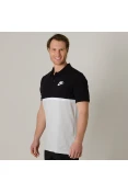 CAMISA NIKE POLO SPORTSWEAR MATCHUP MASCULINA - Preto/branco