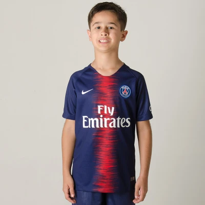 CAMISA NIKE PSG OFICIAL 1 2018/19 SEM NÚMERO INFANTIL - Marinho/vermelho CAMISA NIKE PSG OFICIAL 1 2018/19 SEM NÚMERO INFANTIL - Marinho/vermelho