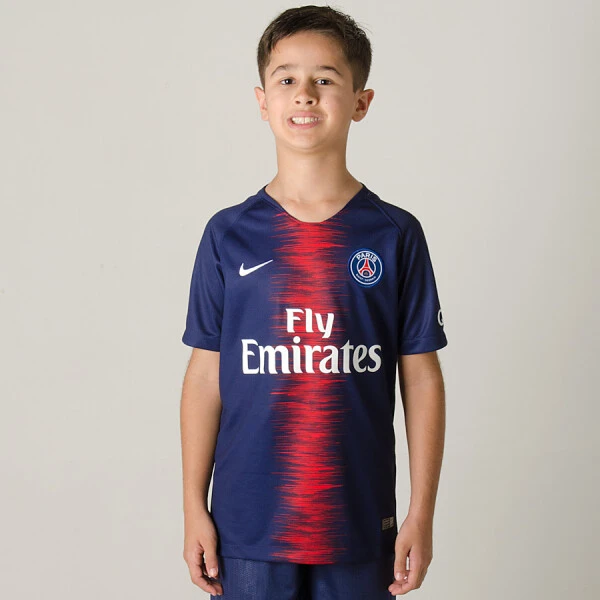 CAMISA NIKE PSG OFICIAL 1 2018/19 SEM NÚMERO INFANTIL - Marinho/vermelho CAMISA NIKE PSG OFICIAL 1 2018/19 SEM NÚMERO INFANTIL - Marinho/vermelho