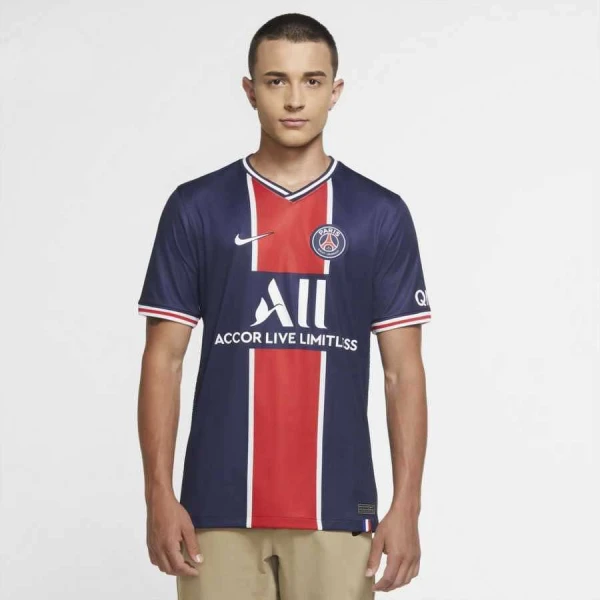 CAMISA NIKE PSG TORCEDOR PRO I MASCULINO 2020/21 - Marinho/vermelho