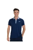 CAMISA NIKE TEAM COURT POLO MASCULINA - Marinho/azul celeste