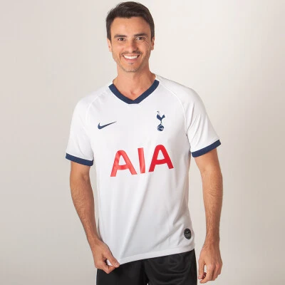 CAMISA NIKE TOTTENHAM OFICIAL 1 2019/20 SEM NÚMERO - Branco CAMISA NIKE TOTTENHAM OFICIAL 1 2019/20 SEM NÚMERO - Branco