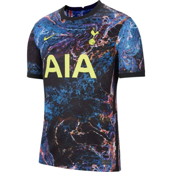 CAMISA NIKE TOTTENHAM OFICIAL II 2021/22 TORCEDOR PRO MASCULINA - Preto/azul CAMISA NIKE TOTTENHAM OFICIAL II 2021/22 TORCEDOR PRO MASCULINA - Preto/azul