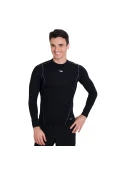 CAMISA PENALTY COMPRESSÃO S11 MANGA LONGA MASCULINA - Preto