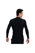 CAMISA PENALTY COMPRESSÃO S11 MANGA LONGA MASCULINA - Preto