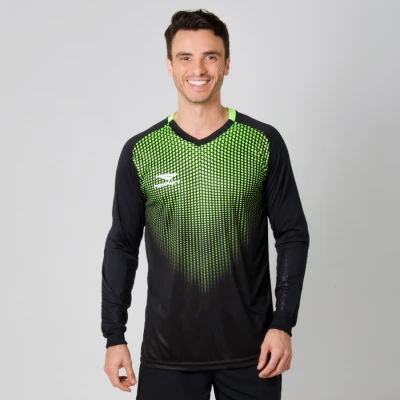 CAMISA PENALTY GOLEIRO MANGA LONGA DELTA VI MASCULINA - Preto/verde
