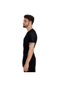 CAMISA PENALTY TÉRMICA MATIS MANGA CURTA MASCULINA - Preto/prata