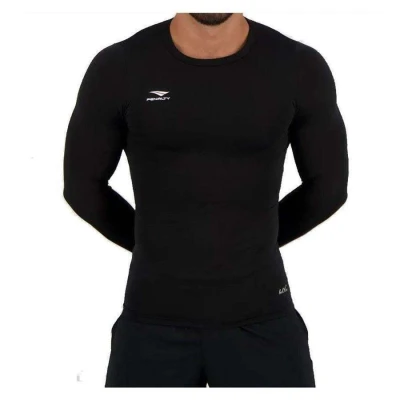 CAMISA PENALTY TERMICA MATIS X M/L C/PROTEÇÃO UV 50 MASCULINA - Preto