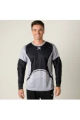 CAMISA PLACAR GOLEIRO ITABORAÍ MANGA LONGA MASCULINA - Cinza/preto