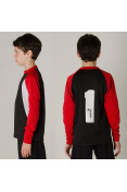 CAMISA PLACAR GOLEIRO QUARAI INFANTIL - Preto/vermelho