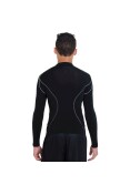 CAMISA PLACAR TÉRMICA SALGUEIRO INFANTIL - Preto/prata