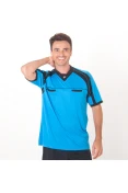 CAMISA POKER ÁRBITRO V MASCULINA - Azul/preto CAMISA POKER ÁRBITRO V MASCULINA - Azul/preto