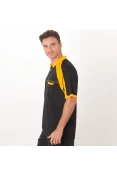 CAMISA POKER ÁRBITRO V MASCULINA - Preto/amarelo CAMISA POKER ÁRBITRO V MASCULINA - Preto/amarelo
