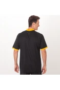 CAMISA POKER ÁRBITRO V MASCULINA - Preto/amarelo CAMISA POKER ÁRBITRO V MASCULINA - Preto/amarelo