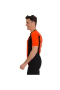 CAMISA POKER BIKE COM ZIPER TORNADO 2 MASCULINA - Laranja/preto