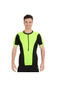 CAMISA POKER BIKE COM ZIPER TORNADO 2 MASCULINA - Verde/preto