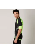 CAMISA POKER CICLISTA COM ZÍPER TOTAL TORIO MASCULINA - Preto/verde