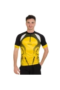 CAMISA POKER CICLISTA SPEED 3 MASCULINA - Amarelo/preto