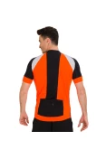 CAMISA POKER CICLISTA SPEED 3 MASCULINA - Laranja/preto
