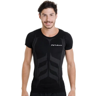 CAMISA POKER COMPRESSÃO X-RAY MASCULINA - Preto